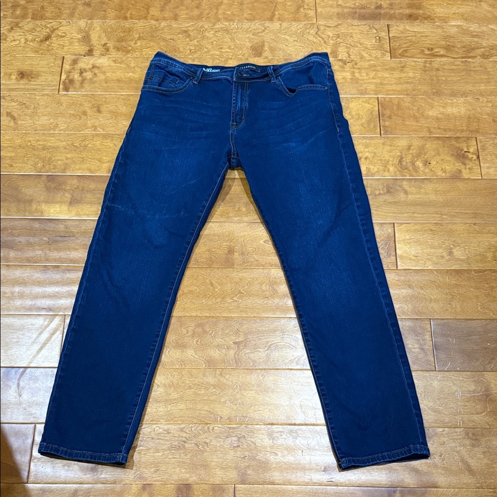 Liverpool Dark Blue Straight Leg Jeans